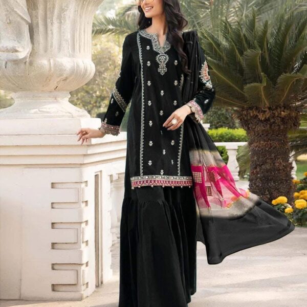 PURE LAWN 3PC EMBROIDERED